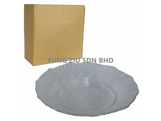 (1PCS)8^GLASS DISH